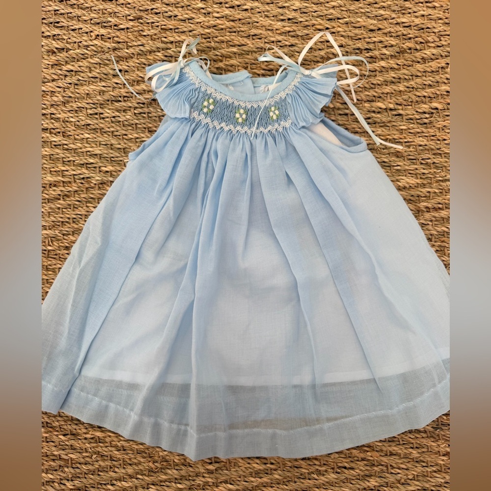 š Baby Bundle ā Janie and Jack Onesies + Blue Smocked Dress | 3ā6 Months - Picture 9 of 14